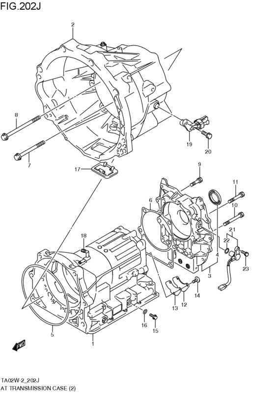 at - transmission case