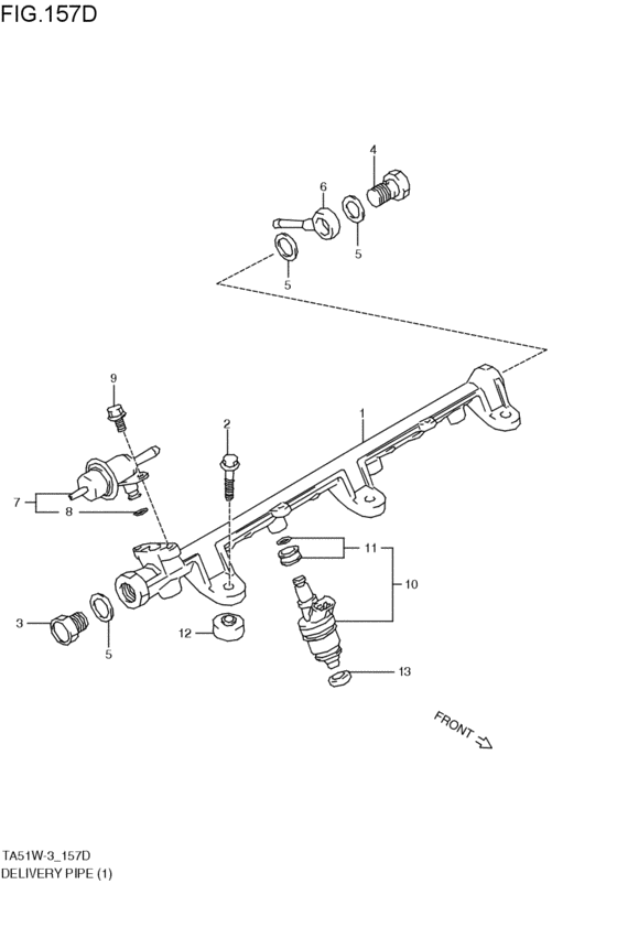 delivery pipe / fuel injector