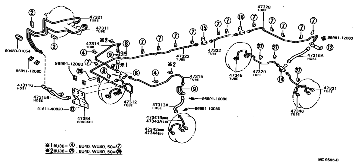 Brake Tube & Clamp