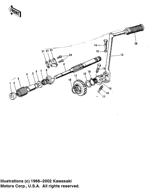 Kickstarter mechanism