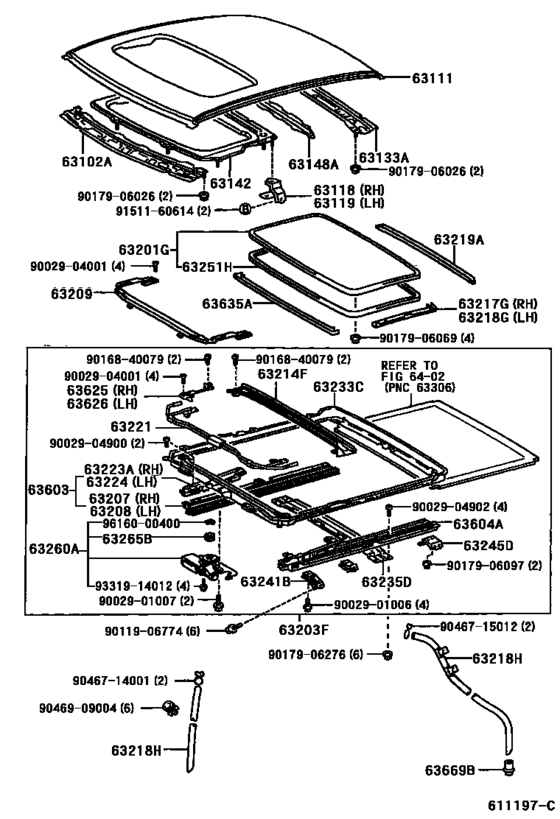Roof Panel & Back Window Glass