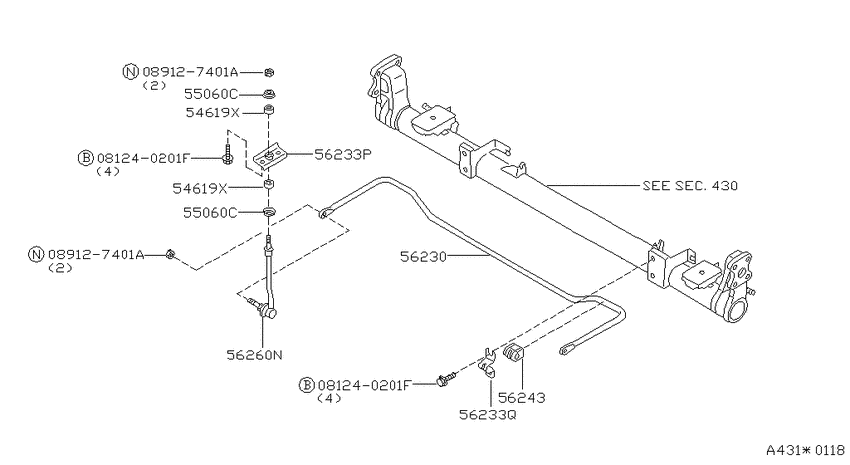 Rear suspension