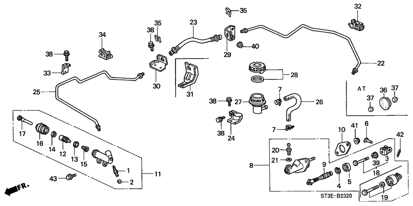Clutch master cylinder