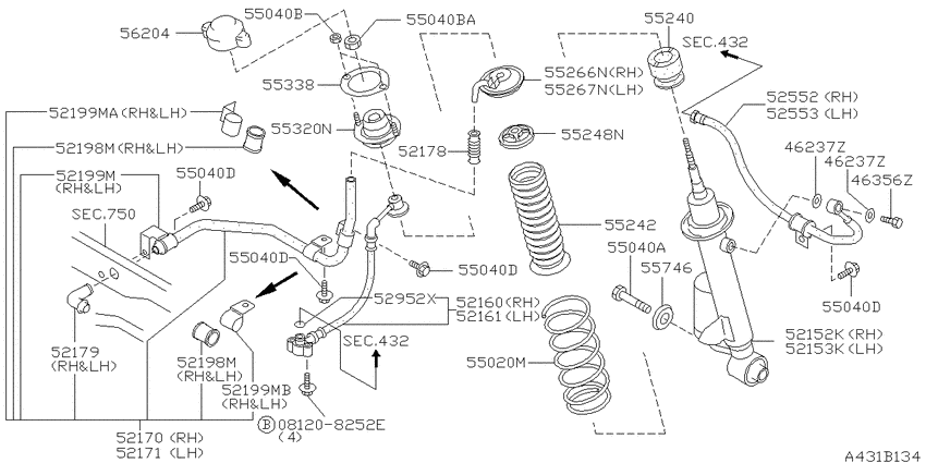 Rear suspension
