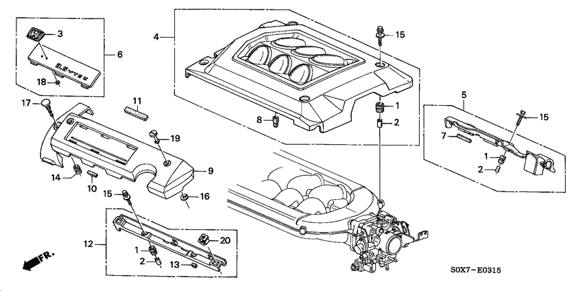 Intake manifold cover