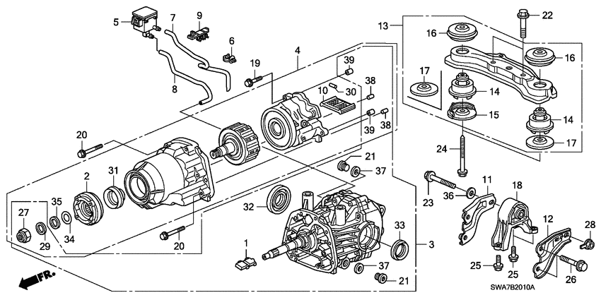Rear differential/mount