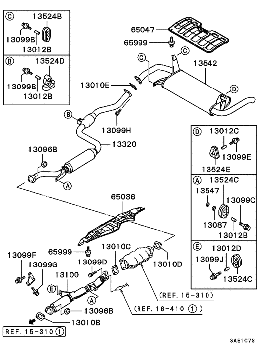 Exhaust pipe & muffler