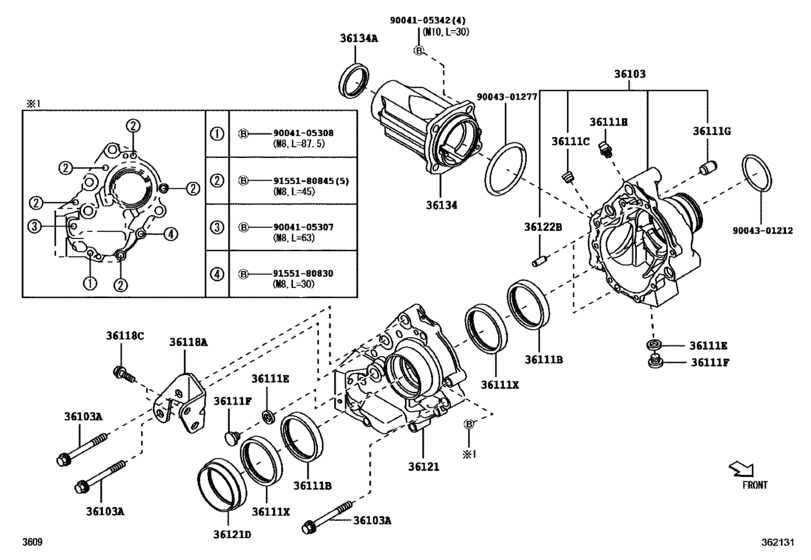Transfer Case & Extension Housing