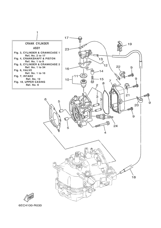 Cylinder Crankcase 1