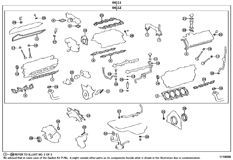 Engine Overhaul Gasket Kit