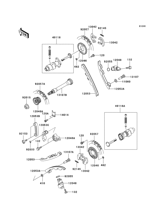 Camshaft(s)/tensioner(b1)