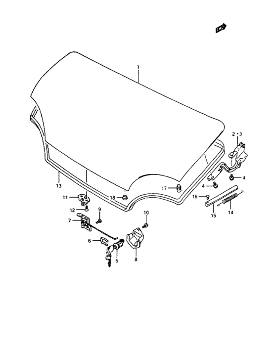 Trunk lid
