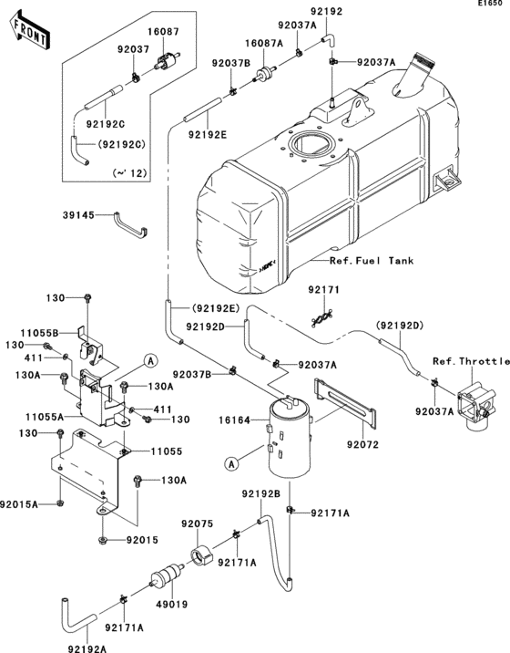 Fuel evaporative system