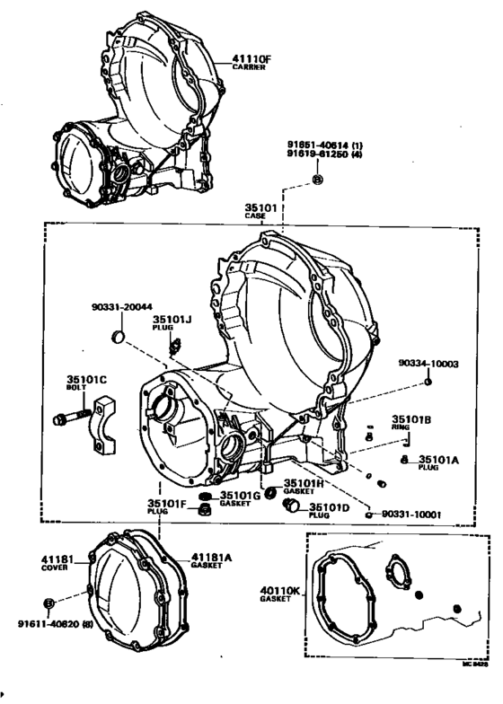 Front Axle Housing & Differential