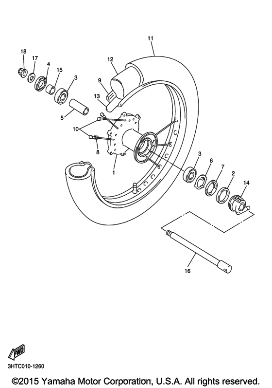 Front wheel