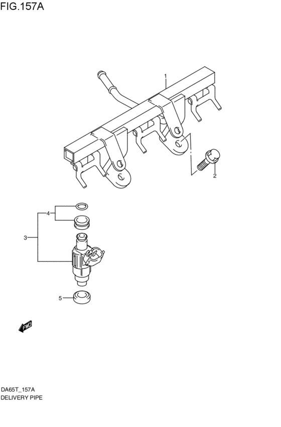 delivery pipe / fuel injector