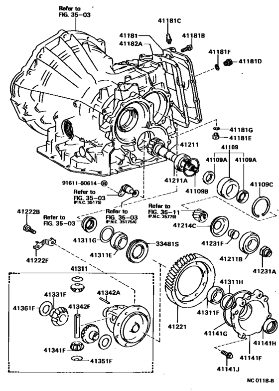 Front Axle Housing & Differential