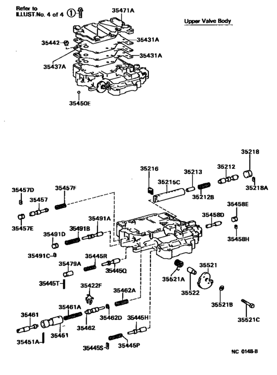 Valve Body & Oil Strainer (Atm)
