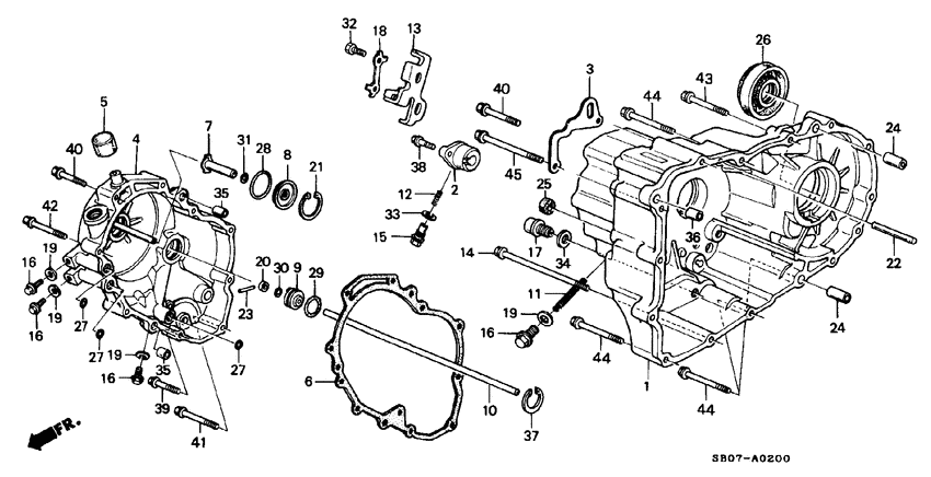 Transmission housing