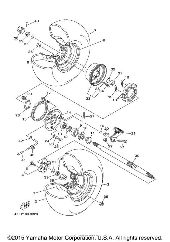 Rear wheel