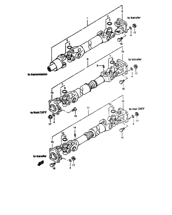 Propeller shaft