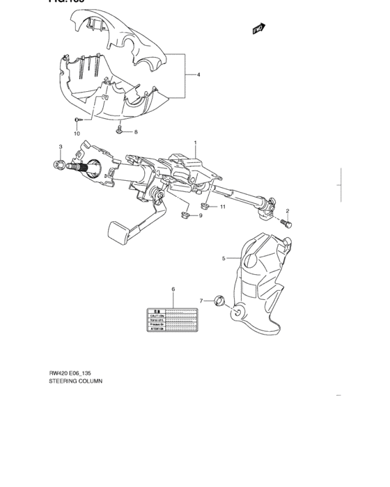 Steering column