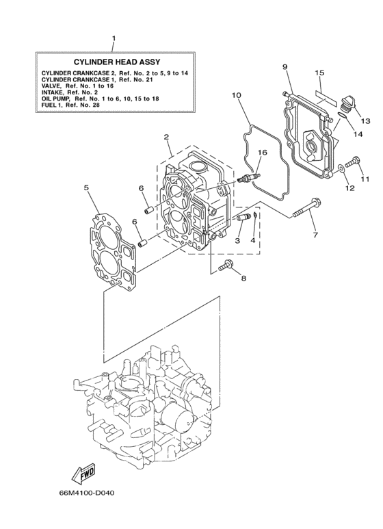 Cylinder crankcase
