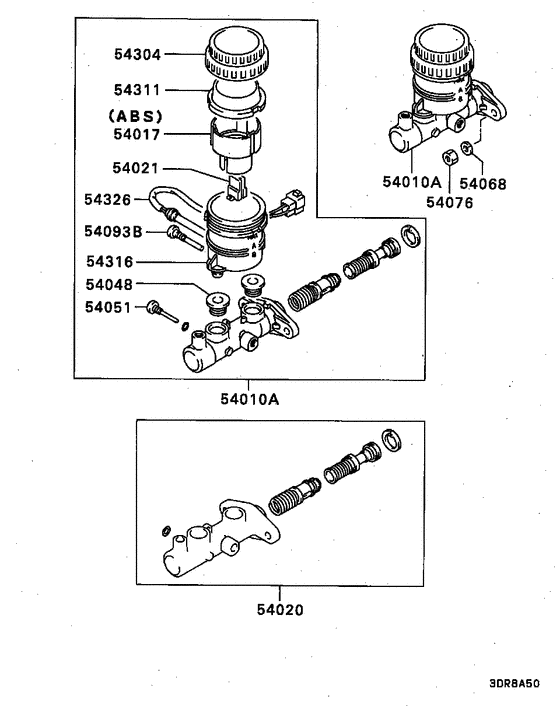 Brake master cylinder