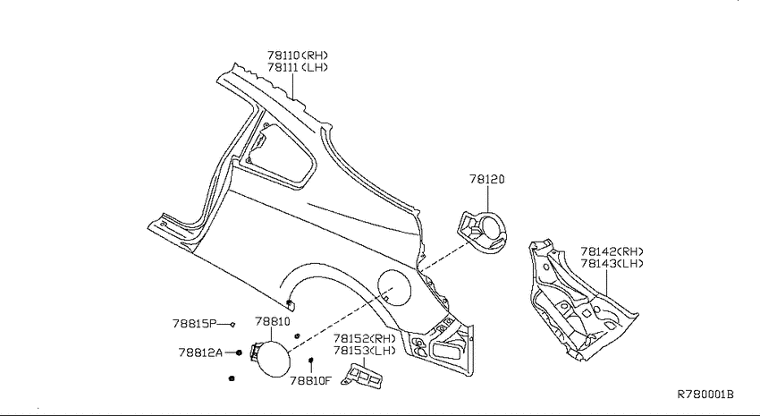 Rear fender & fitting