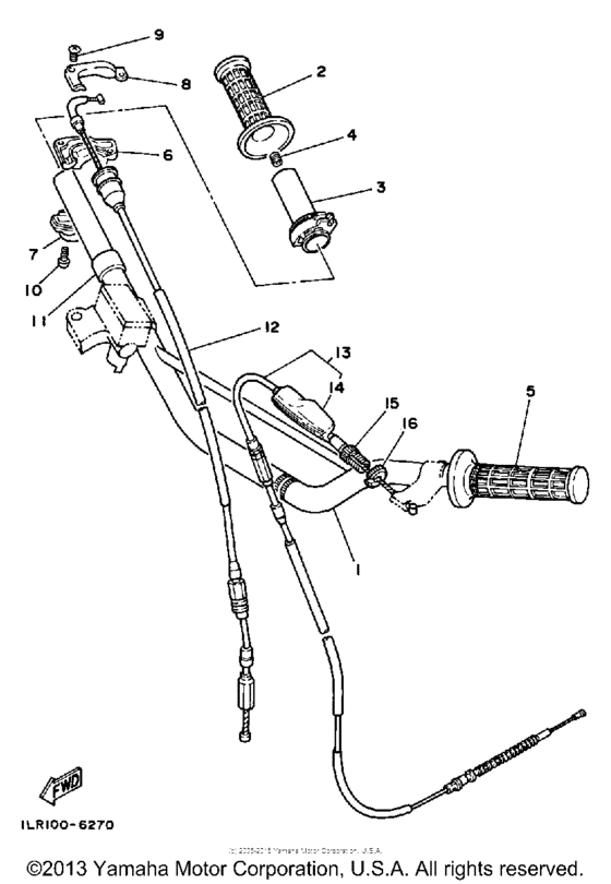 Handlebar - cable