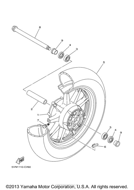 Front wheel