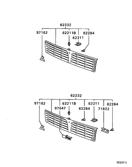 Radiator grille,headlamp bezel