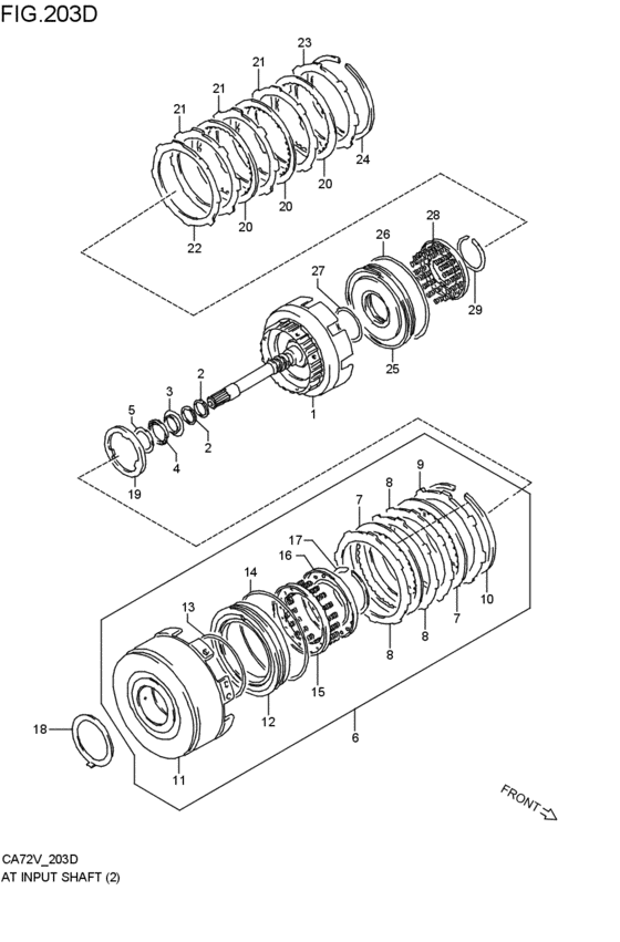 at - input shaft
