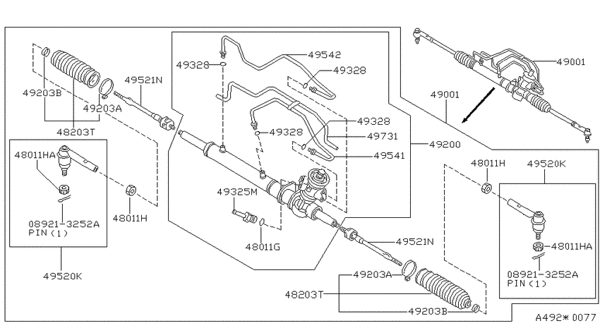 Power steering gear