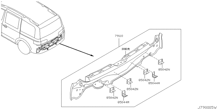 Rear panel & fitting