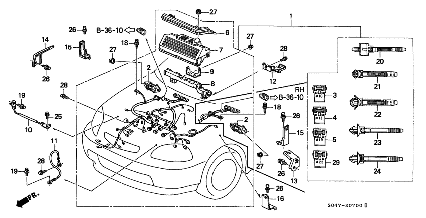 Engine wire harness