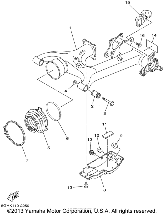 Rear arm & suspension