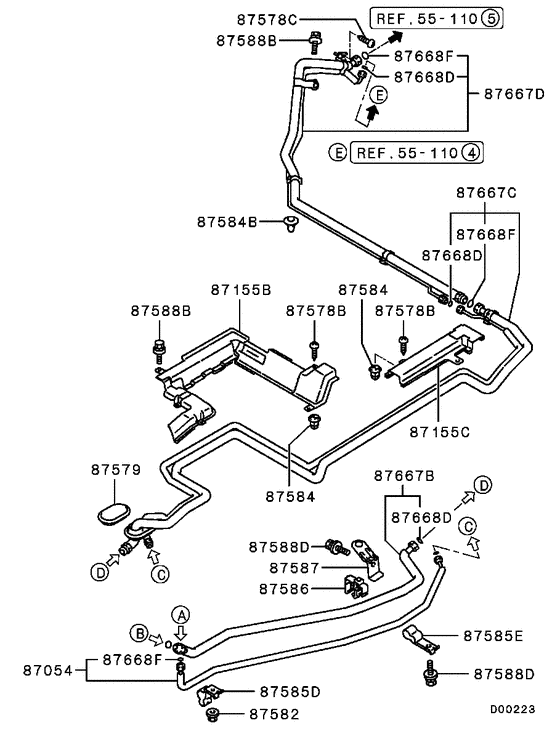 A/c condenser, piping
