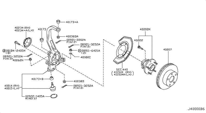 Front axle