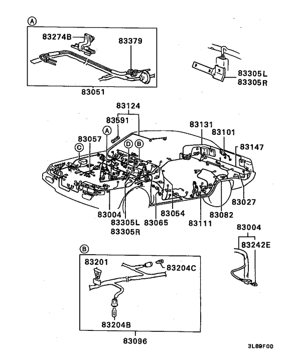 Wiring & attaching parts