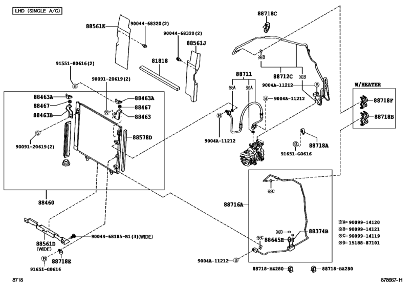 Heating & Air Conditioning - Cooler Piping