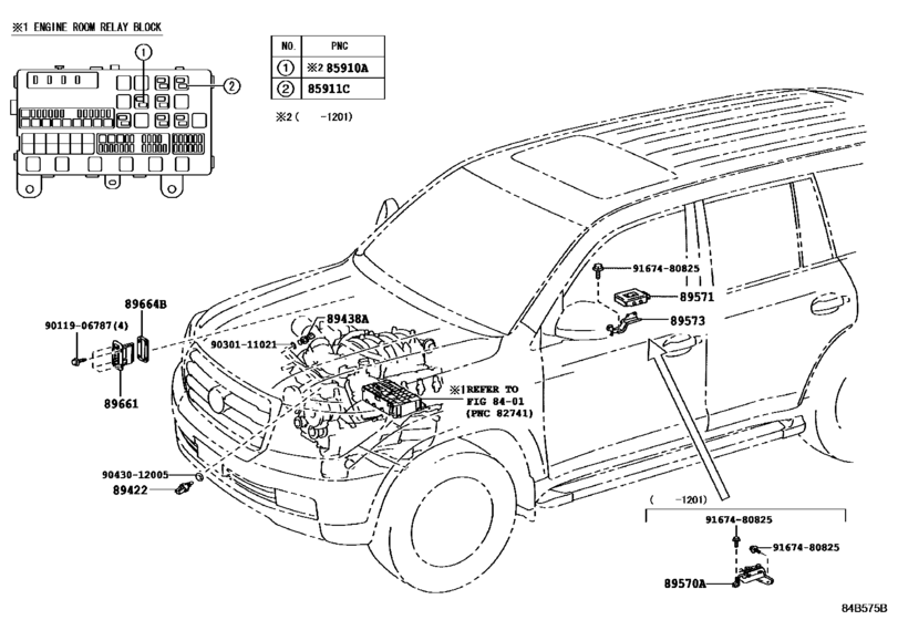 Блок управления стеклоочистителями lexus lx470 где находится Electronic Fuel Injection System для Toyota LAND CRUISER URJ200, год: 2010 - 201