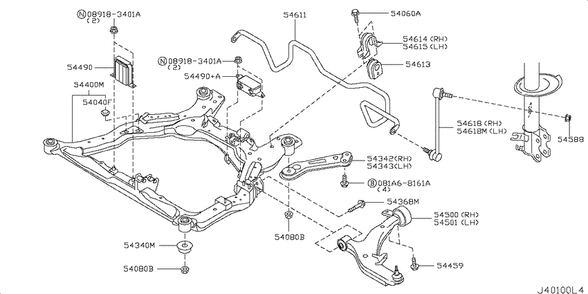 Front suspension