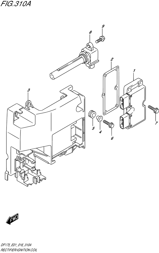 Rectifier/ignition coil