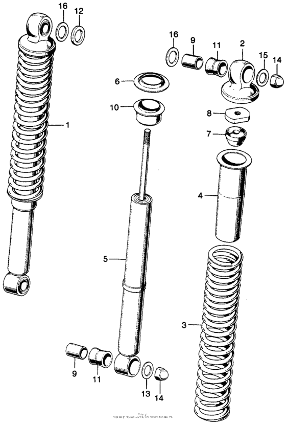 Rear shock absorber
