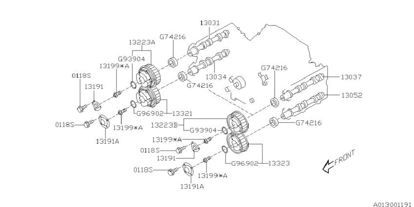 Camshaft & timing belt