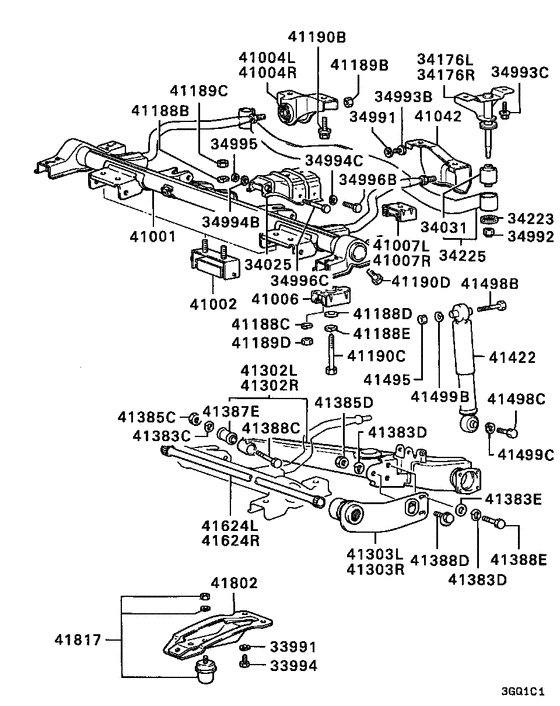 Rear susp