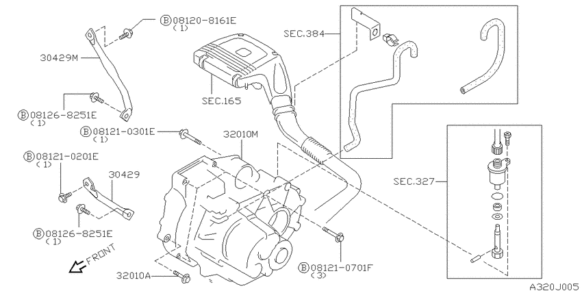 Manual transmission, transaxle & fitting