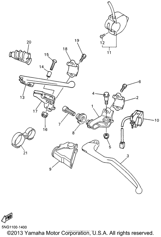 Handle switch & lever
