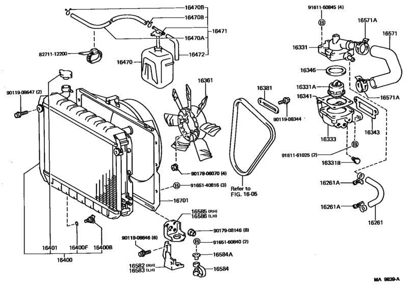 Radiator & Water Outlet
